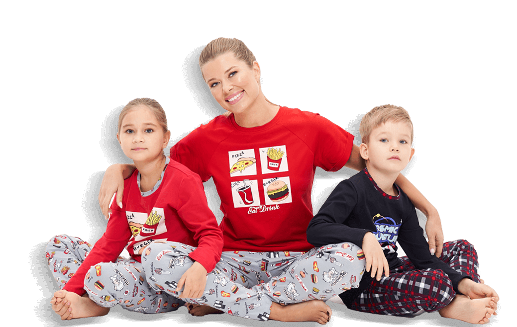 Домашняя коллекция пижам для взрослых и детей